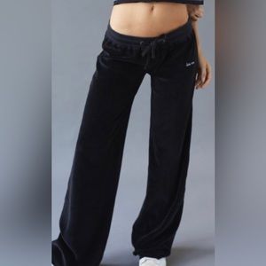 COPY - UO Velour low rise track pants